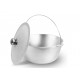 Ceaun tuci aluminiu alimentar, capacitate 10 litri
