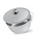 Ceaun tuci aluminiu alimentar, capacitate 10 litri