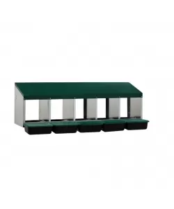 Cuibar pentru gaini cu 5 compartimene MG05 (fara picioare)