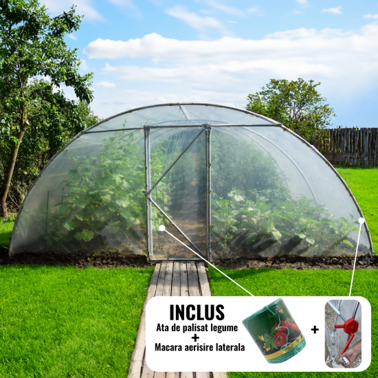 Solar legume 4,5 x 6 + Cadou ata palisare si macara folie