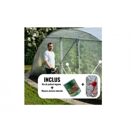 Solar legume 4,5 x 8 + Cadou ata palisare si macara folie