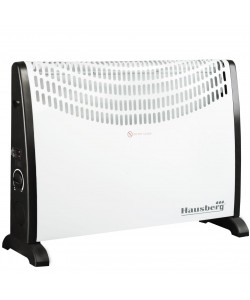 Convector electric podea/perete Hausberg , 2000 W, 3 nivele de putere, termostat reglabil