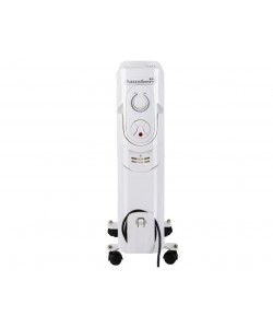 Calorifer electric Hausberg HB-8900AB, 1500 W, 7 elementi, 3 nivele de putere, termostat reglabil