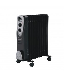 Calorifer electric Hausberg HB-8913NG, 2500 W, 13 elementi, 3 trepte de putere, Termostat reglabil, Protectie supra-incalzire, Protectie anti-rasturnare, Indicator luminos, Negru Calorifer electric Hausberg HB-8913NG, 2500 W, 13 elementi, 3 trepte de putere, Termostat reglabil, Protectie supra-incalzire, Protectie anti-rasturnare, Indicator luminos, Negru