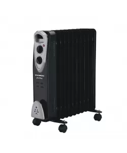 Calorifer electric Hausberg HB-8913NG, 2500 W, 13 elementi, 3 trepte de putere, Termostat reglabil, Protectie supra-incalzire, Protectie anti-rasturnare, Indicator luminos, Negru Calorifer electric Hausberg HB-8913NG, 2500 W, 13 elementi, 3 trepte de putere, Termostat reglabil, Protectie supra-incalzire, Protectie anti-rasturnare, Indicator luminos, Negru