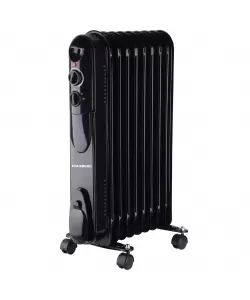 Calorifer electric cu ulei HAUSBERG HB-8915, 3 trepte, 800-1200-2000 W, 9 elementi 110 mm x 580 mm, termostat reglabil, maner si rotite pentru o deplasare facila, indicator luminos functionare, negru Calorifer electric cu ulei HAUSBERG HB-8915, 3 trepte, 800-1200-2000 W, 9 elementi 110 mm x 580 mm, termostat reglabil, maner si rotite pentru o deplasare facila, indicator luminos functionare, negru