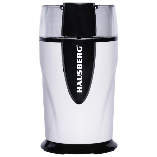Rasnita electrica cafea HAUSBERG, 200W, 70g, motor din cupru, alb
