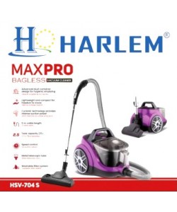 Aspirator HARLEM  fara sac , 2450W, 4 culori