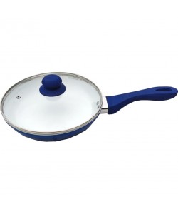 Tigaie din aluminiu cu capac termorezistent Harlem  Best, suprafata ceramica antiaderenta, maner din silicon dur, diametru 28 cm, Albastru Tigaie din aluminiu cu capac termorezistent Harlem  Best, suprafata ceramica antiaderenta, maner din silicon dur, diametru 28 cm, Albastru