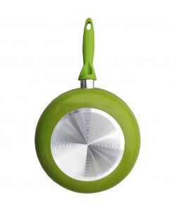 Tigaie din aluminiu Harlem, suprafata ceramica antiaderenta, maner din silicon dur, diametru 22 cm, Verde Tigaie din aluminiu Harlem, suprafata ceramica antiaderenta, maner din silicon dur, diametru 22 cm, Verde