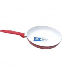 Tigaie din aluminiu Harlem, suprafata ceramica antiaderenta, maner din silicon dur, diametru 28 cm, Rosu Tigaie din aluminiu Harlem, suprafata ceramica antiaderenta, maner din silicon dur, diametru 28 cm, Rosu