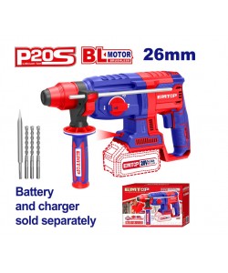 Ciocan rotopercutor fara acumulator si incarcator, 26mm, 4 accesorii 