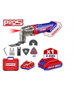 Instrument multifunctional cu 1 acumulator 2.0AH, 6 viteze, 8 accesorii, cutie transport 