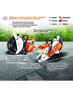 Taietor beton RURIS RTX 600 3.3 CP