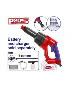 Aparat de spalat cu presiune fara incarcator si acumulator, 24 bari, 6 capete, geanta inclusa 