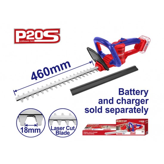 Masina de tuns gard viu si pomi fara acumulator si incarcator, lama 460mm