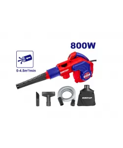 Suflanta cu aspirator 800W, set suplimentar perii motor  Suflanta cu aspirator 800W, set suplimentar perii motor
