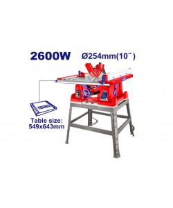Fierastrau electric circular cu masa, 2600W, masa 549x643mm