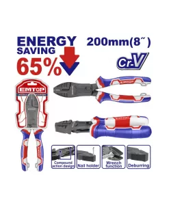 Cleste combinat cu actiune compusa 200mm  Cleste combinat cu actiune compusa 200mm