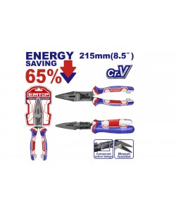 Cleste combinat de forta cu varf lung 215mm , EMTOP