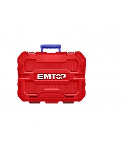 Set tubulare cu clichet 1/2″ 28 buc, cutie de transport , EMTOP