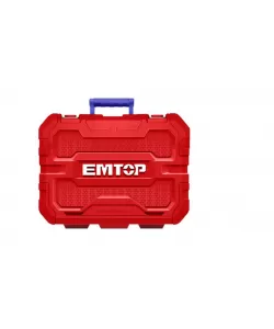 Set tubulare cu clichet 1/2″ 28 buc, cutie de transport , EMTOP Set tubulare cu clichet 1/2″ 28 buc, cutie de transport , EMTOP