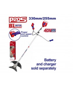 Motocoasa/Trimmer fara acumulator si incarcator, motor fara perii (brushless),  EMTOP