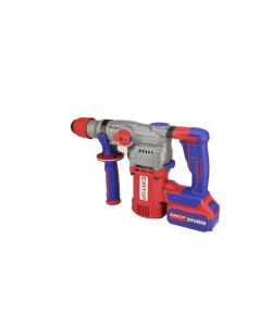 Ciocan rotopercutor cu 2 acumulatori 4.0Ah, motor fara perii (brushless), 28mm, 2.0J, 3 burghie, cutie de transport, EMTOP