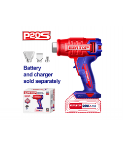 Suflanta aer cald (feon) fara acumulator si incarcator, EMTOP