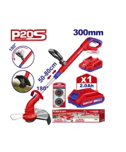 Motocoasa/Trimmer cu 1 acumulator 2.0Ah, maner reglabil, 300mm , EMTOP  Motocoasa/Trimmer cu 1 acumulator 2.0Ah, maner reglabil, 300mm , EMTOP