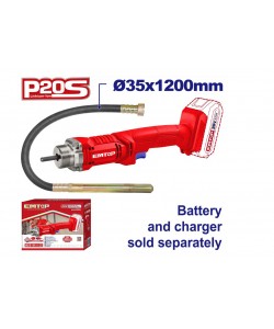 Vibrator de beton fara acumulator si incarcator, 35x1200mm, EMTOP