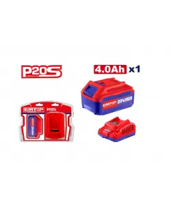 Acumulator 4.0Ah litiu-ion si incarcator, EMTOP Acumulator 4.0Ah litiu-ion si incarcator, EMTOP