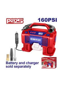 Compresor de aer auto fara acumulator si incarcator, 11 bar, EMTOP Compresor de aer auto fara acumulator si incarcator, 11 bar, EMTOP