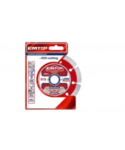 Disc diamantat taiere uscata/umeda, 125mm, EMTOP