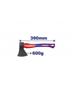 Toporisca 600g, maner din fibra de sticla, EMTOP