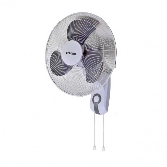 Ventilator de perete Ertone ERT-291AB, 40 cm (16 inch), 3 viteze, Oscilație, Alb