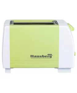 Prajitor de paine HAUSBERG HB-150VR, 750 W, capacitate 2 felii, 7 trepte reglare temperatura, oprire automata, Verde Prajitor de paine HAUSBERG HB-150VR, 750 W, capacitate 2 felii, 7 trepte reglare temperatura, oprire automata, Verde