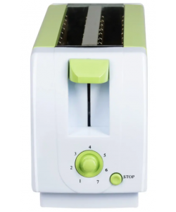 Prajitor de paine HAUSBERG HB-150VR, 750 W, capacitate 2 felii, 7 trepte reglare temperatura, oprire automata, Verde