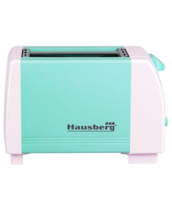 Prajitor de paine HAUSBERG HB-150BL, 750 W, capacitate 2 felii, 7 trepte reglare temperatura, oprire automata, Bleu