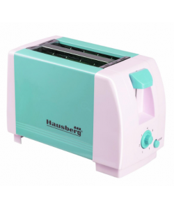 Prajitor de paine HAUSBERG HB-150BL, 750 W, capacitate 2 felii, 7 trepte reglare temperatura, oprire automata, Bleu