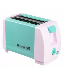 Prajitor de paine HAUSBERG HB-150BL, 750 W, capacitate 2 felii, 7 trepte reglare temperatura, oprire automata, Bleu