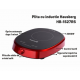 Plita cu inductie Hausberg HB-1527RS, 2000W, control tactil, o zona de gatit