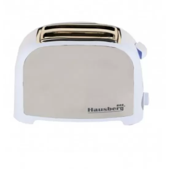 Prajitor paine 2 felii Hausberg, HB-190AB, 750W, declansare automata, Alb Prajitor paine 2 felii Hausberg, HB-190AB, 750W, declansare automata, Alb
