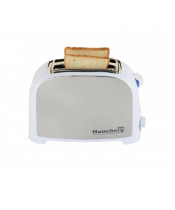 Prajitor paine 2 felii Hausberg, HB-190AB, 750W, declansare automata, Alb