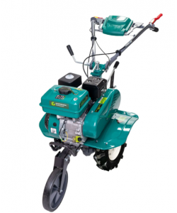 Motosapa pe benzina GP-800, 8CP, latime de lucru 60-80 cm, roti de transport 4.00-8, plug, rarita si freze pentru sapat  Gospodarul Profesionist 