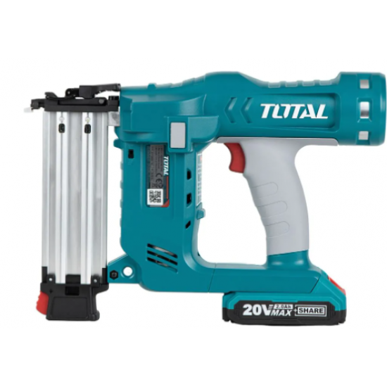 Set  pistol vopsit, pistol cuie, pensule, trafalet, incarcator si baterie 20V 2Ah TOTAL