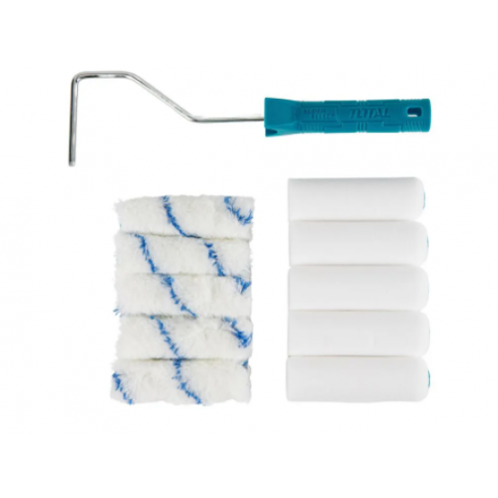 Set  pistol vopsit, pistol cuie, pensule, trafalet, incarcator si baterie 20V 2Ah TOTAL