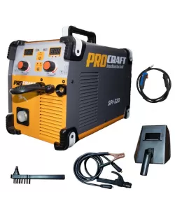 Aparat de sudura cu sarma MMA + MIG Procraft Industrial SPI 320 A,40-320A + Set cabluri si furtun MIG Aparat de sudura cu sarma MMA + MIG Procraft Industrial SPI 320 A,40-320A + Set cabluri si furtun MIG
