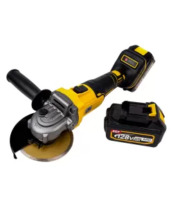 Polizor Unghiular / Flex German Meister, 2 Acumulatori, 128V, 6Ah, Galben Polizor Unghiular / Flex German Meister, 2 Acumulatori, 128V, 6Ah, Galben