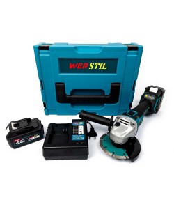 Polizor Unghiular WerStil, 2 Acumulatori, 24V, 6Ah, 9000 RPM